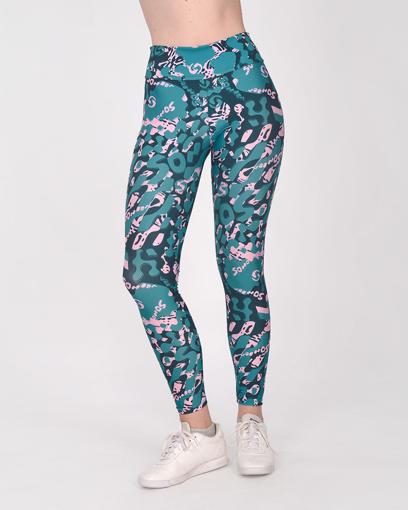 Calza de LYCRA estampada Huella Verde
