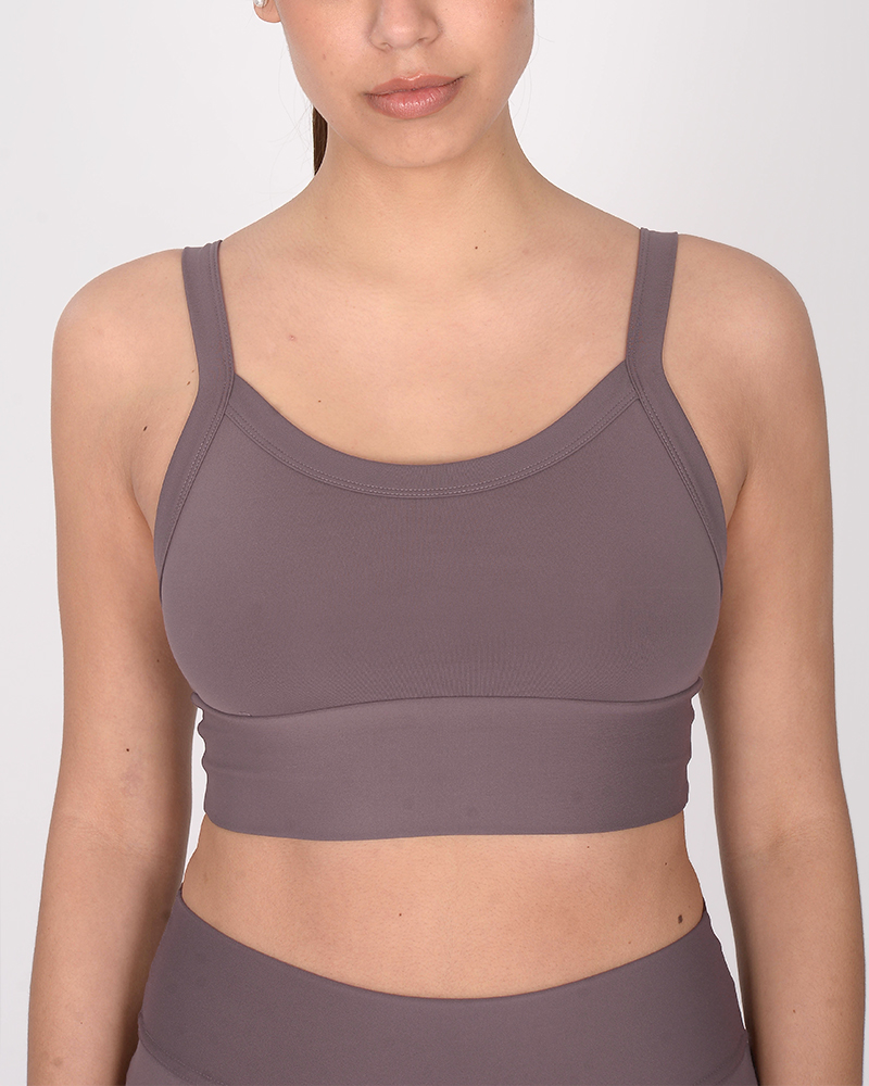 Top de LYCRA transblock borgoña