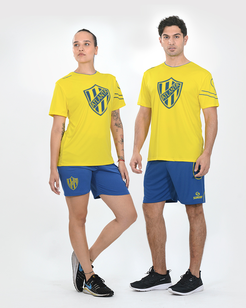 Remera entrenamiento Atlanta amarilla