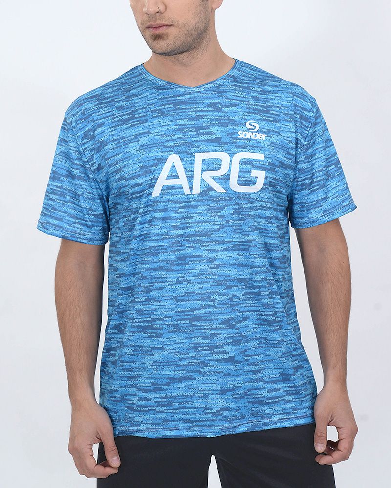 Remera de poliéster estampado Argentina