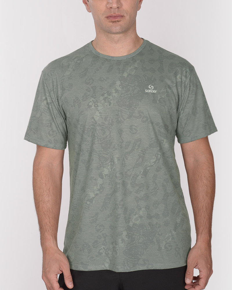 Remera de jersey Senda Camo