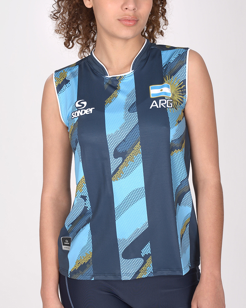 Camiseta selección femenina de voley Argentina alternativa