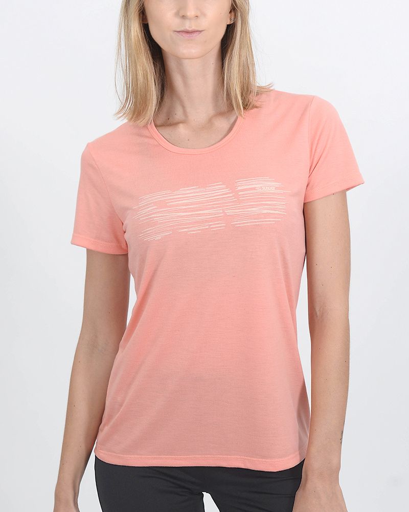 Remera clásica de jersey coral