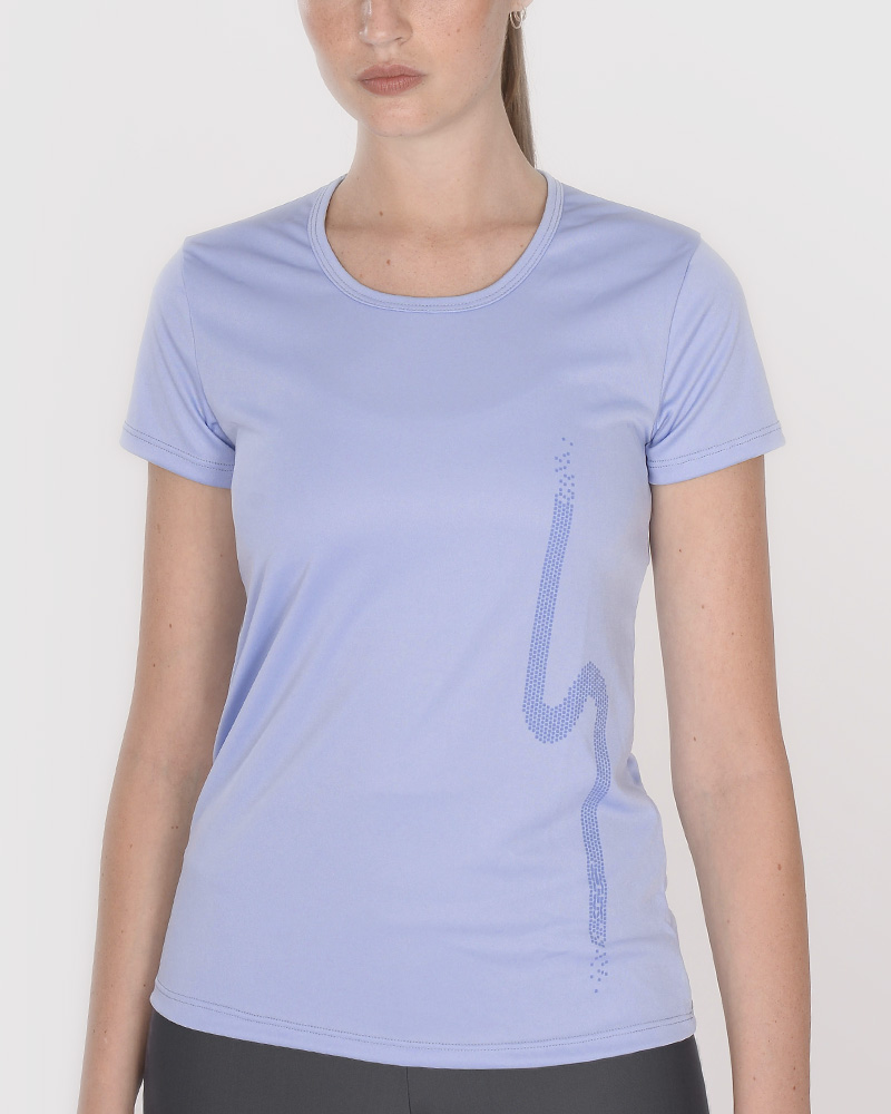 Remera clásica de poliéster Neodry jacarandá