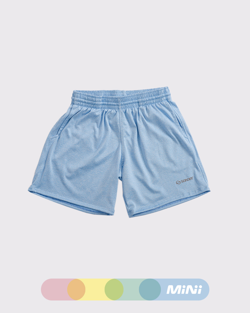 Bermuda de niño de microfibra celeste