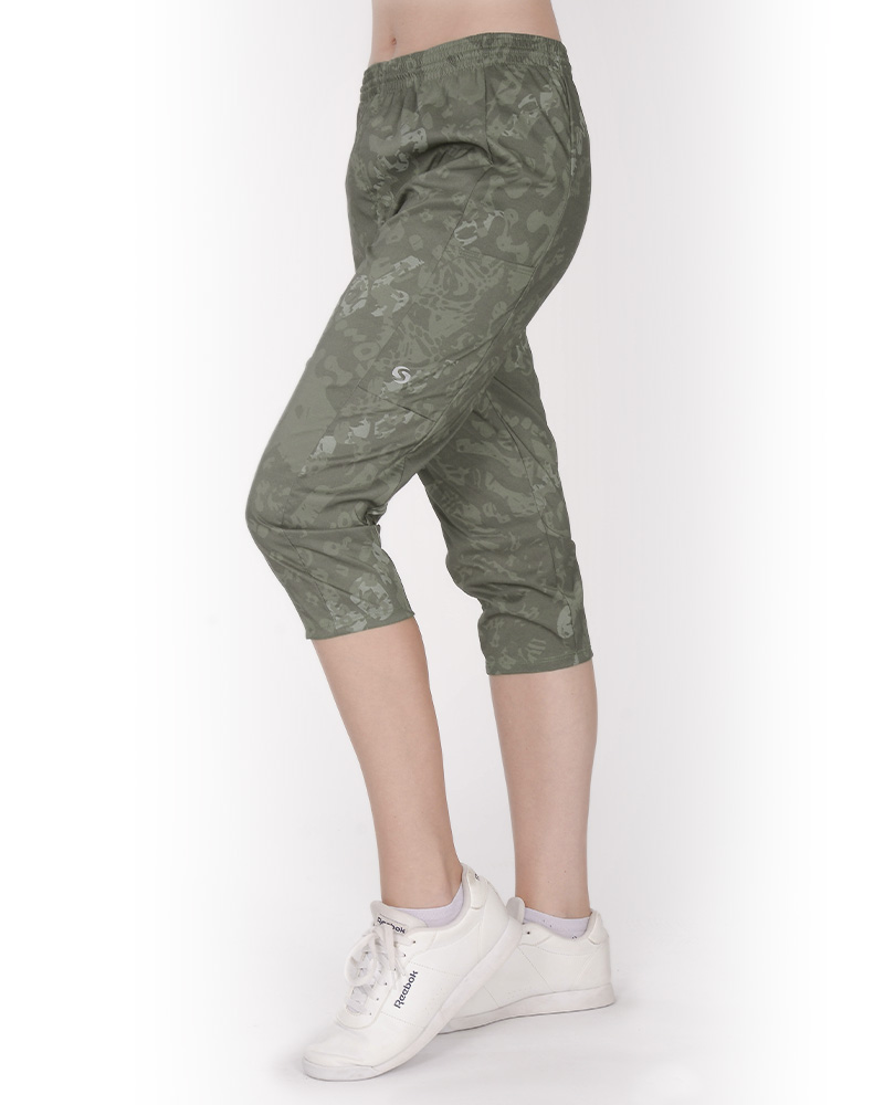 Capri de microfibra elastizada Senda Camo