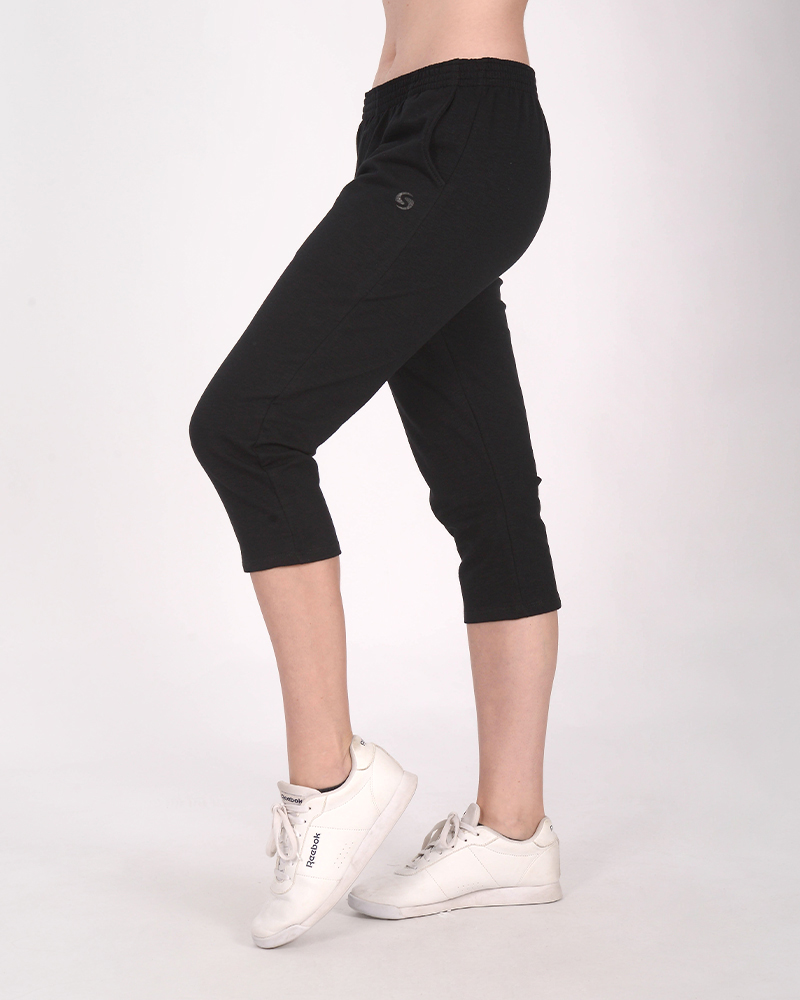 Capri de rústico elastizado negro