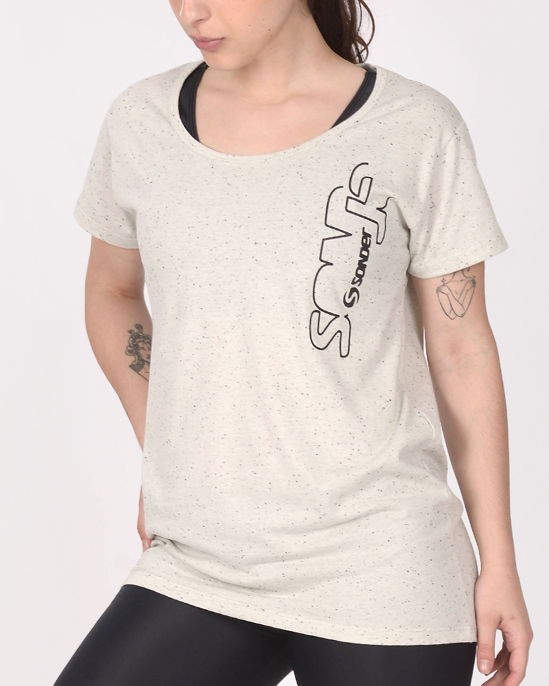 Remerón de jersey butoné con estampa