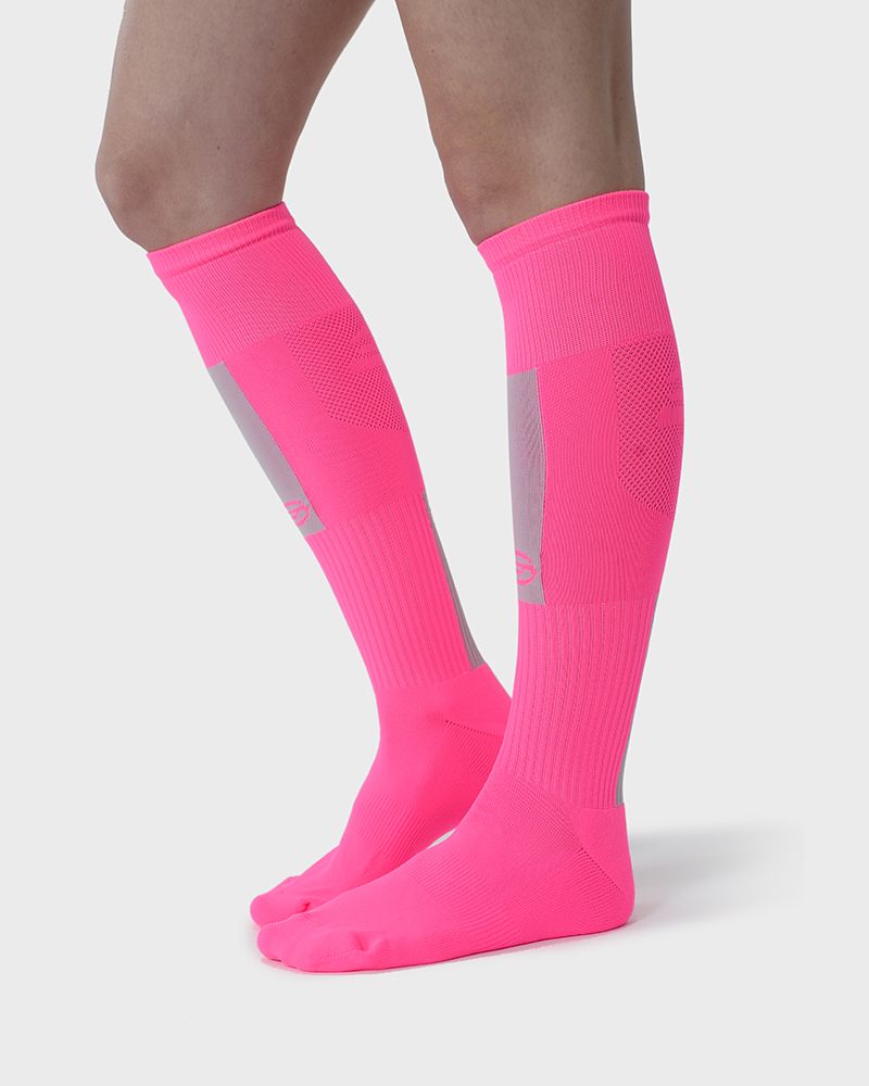 MEDIAS ROSA FLUO HOCKEY/FUTBOL