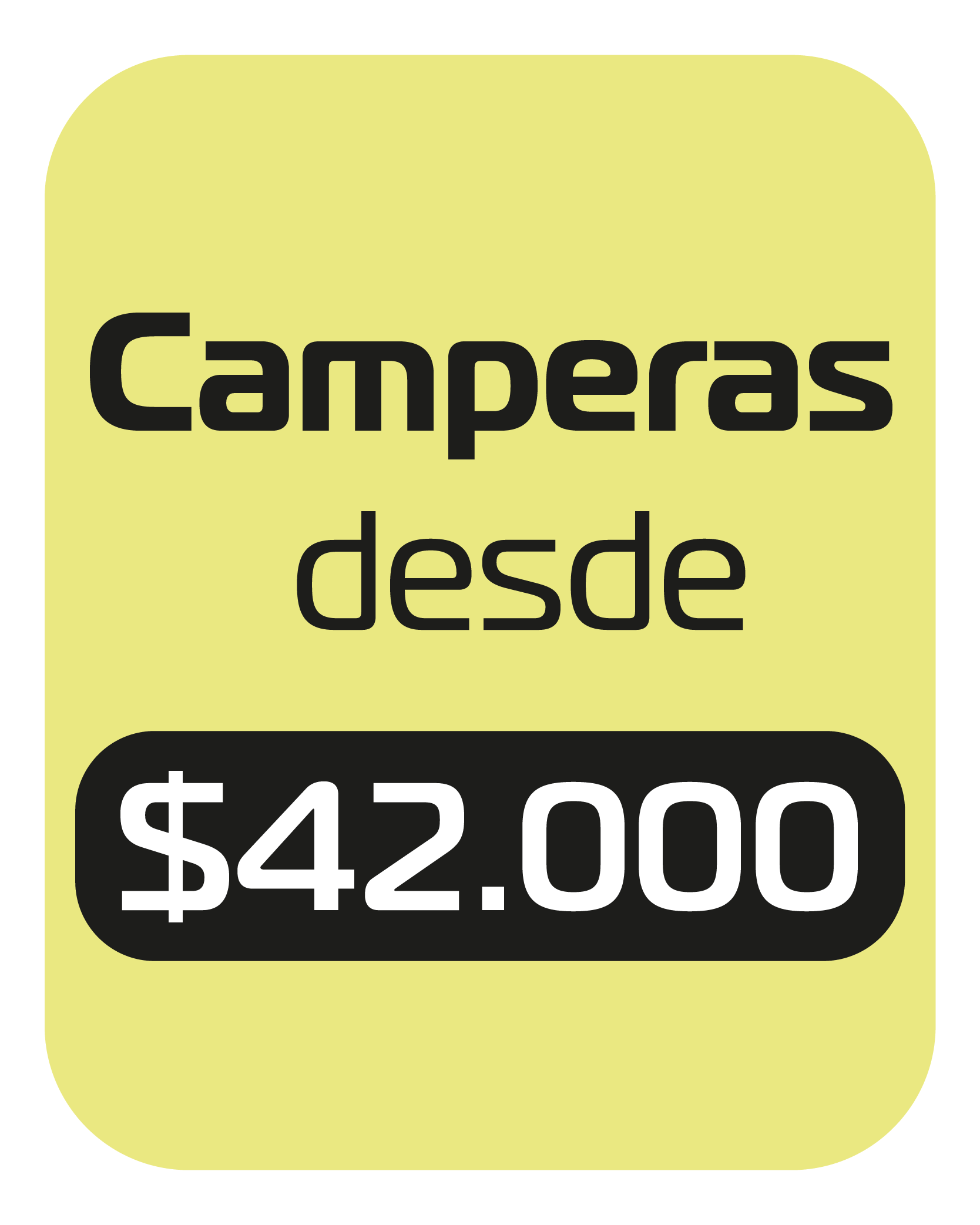 Camperas en descuento