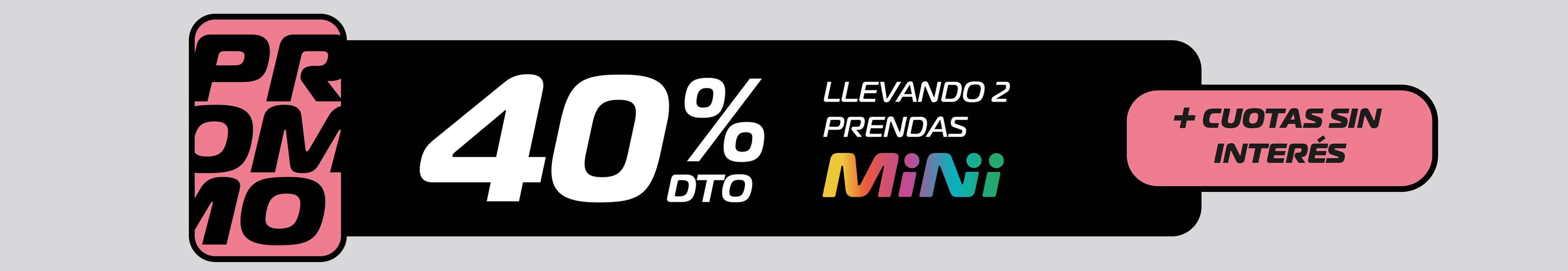 Promo descuentos talles mini