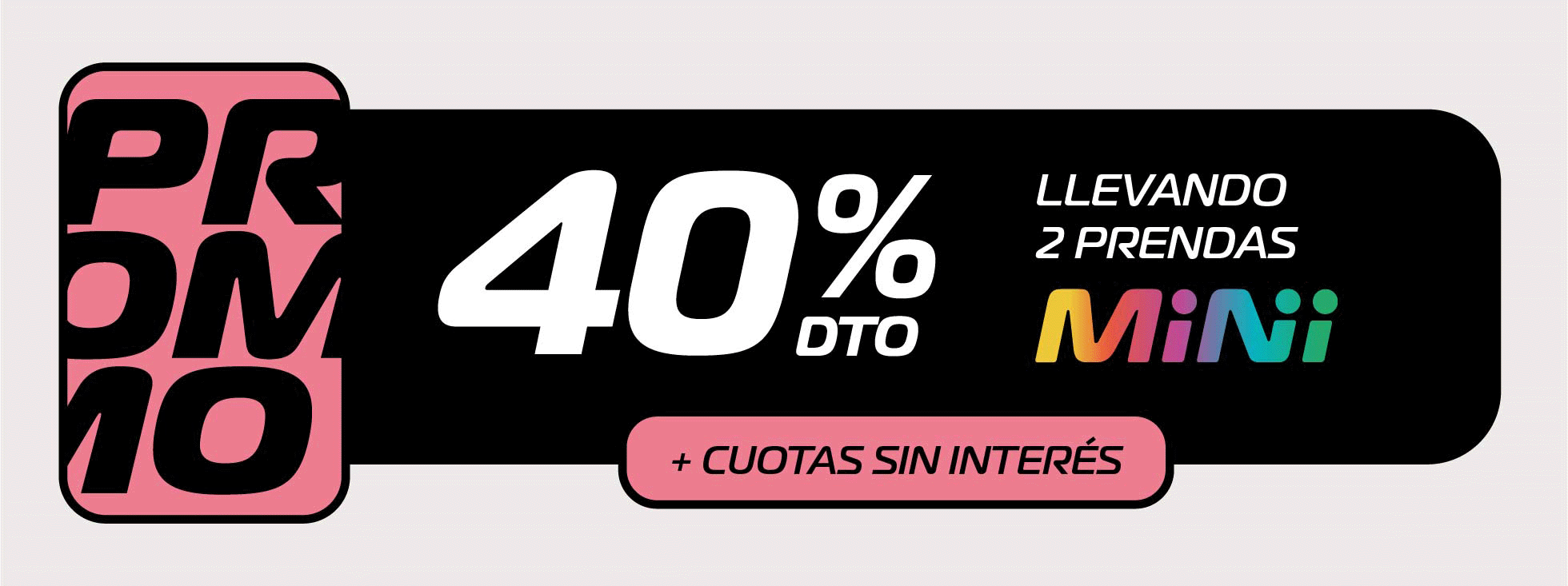 Promo descuentos talles mini