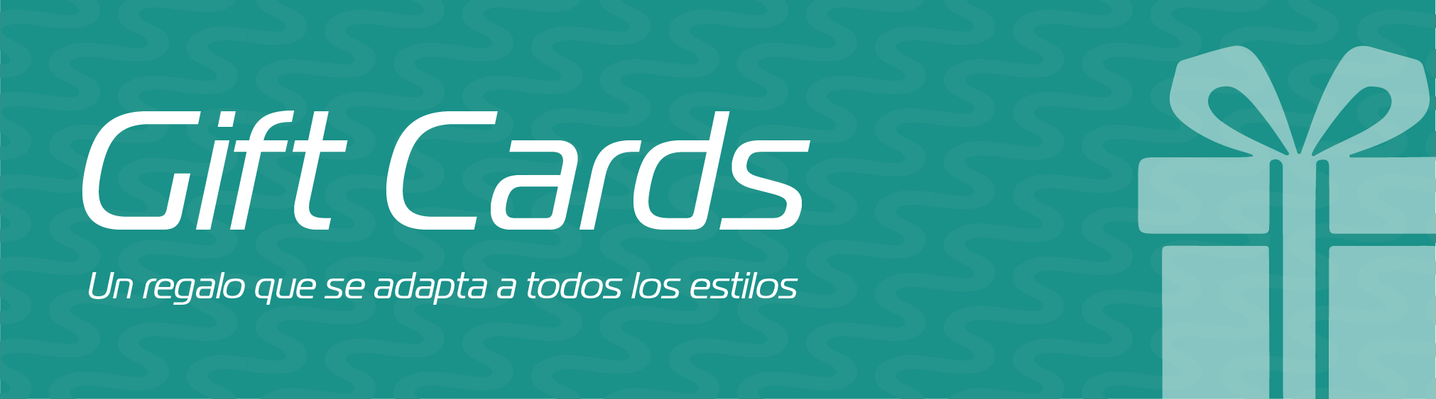 banner gift card para pantallas pequeñas